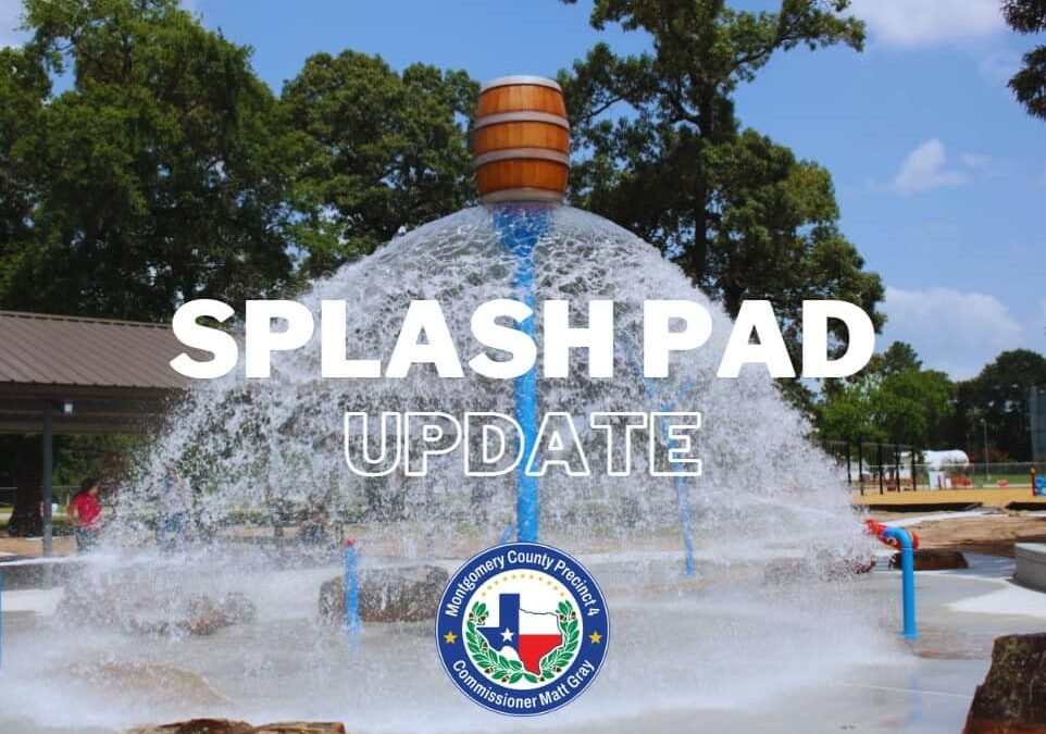 March 22, 2023- Splash Pad Update