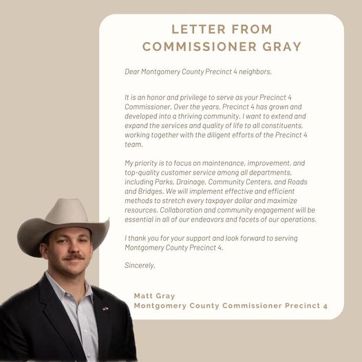 Letter from your Commissioner